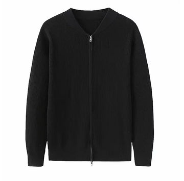 Olivier | Zacht katoenen gilet in de kleur Zwart voor heren in stijl geschikt voor alle seizoenen.