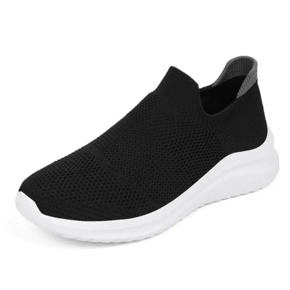 Orthopedische Comfortabele loafers in de kleur Zwart voor dames in Smart-casual stijl geschikt voor alle seizoenen.