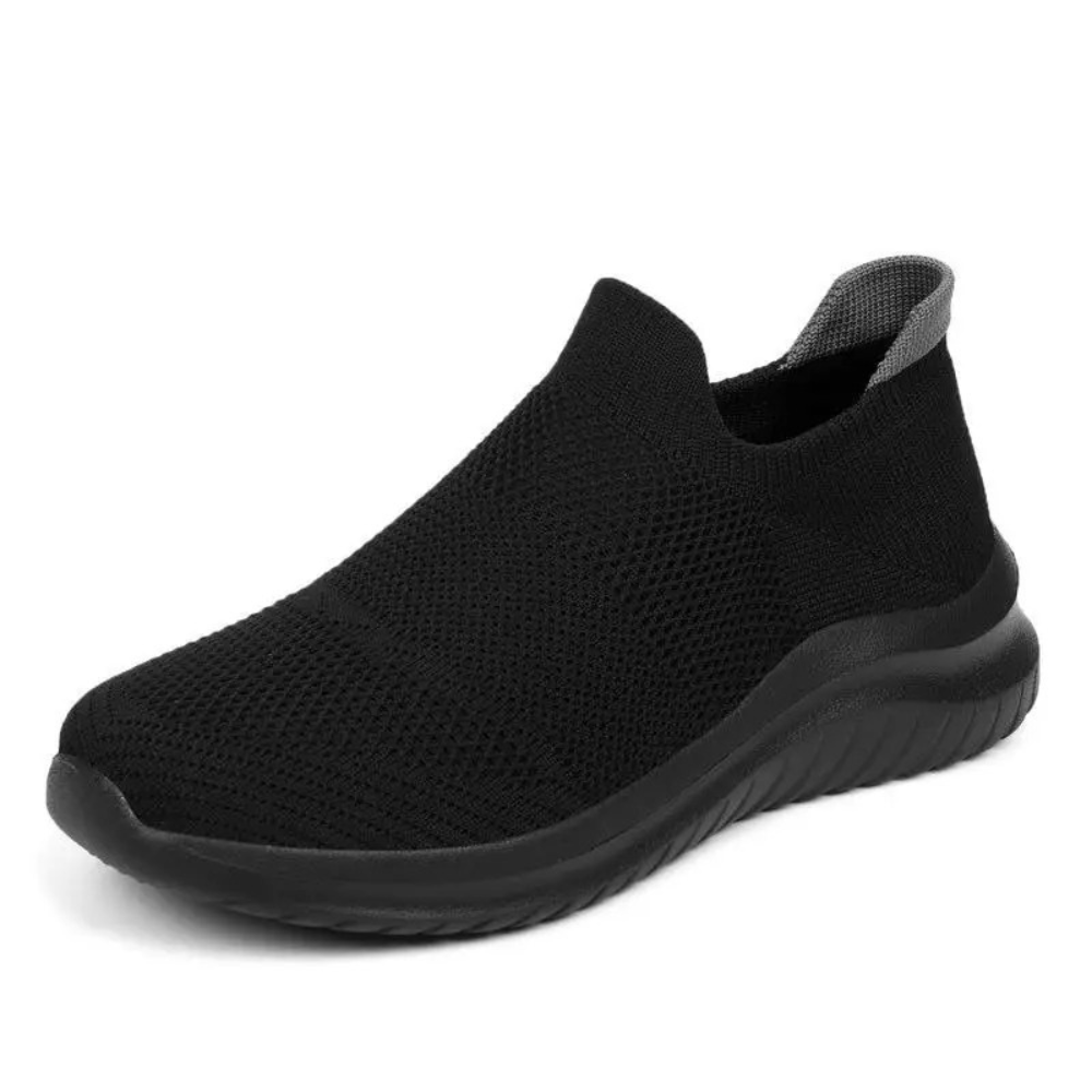 Orthopedische Comfortabele loafers in de kleur Zwart voor dames in Smart-casual stijl geschikt voor alle seizoenen.