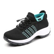 Orthopedische comfortabele schoenen in de kleur Zwart/Blauw voor dames in stijl geschikt voor alle seizoenen.