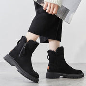 Orthopedische dames stabiele snowboots in de kleur Beige voor dames in stijl ideaal voor de herfst.