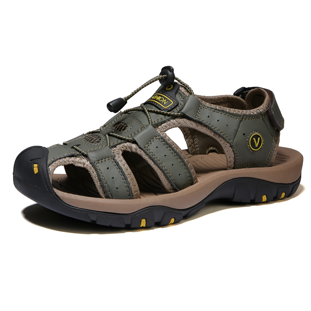 Outdoor orthopedische wandelsandalen in de kleur Groen voor dames in Outdoor stijl ideaal voor de lente.