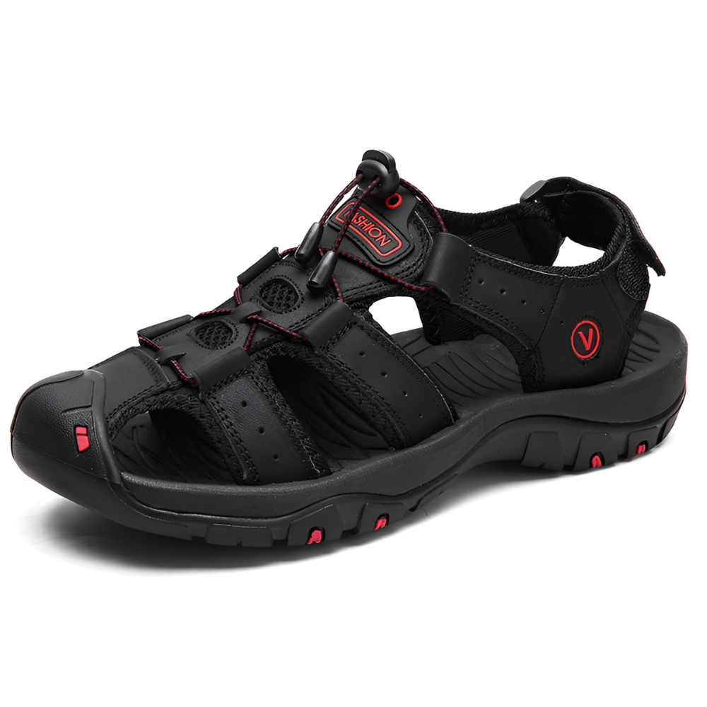 Outdoor orthopedische wandelsandalen in de kleur Zwart voor dames in Outdoor stijl ideaal voor de lente.
