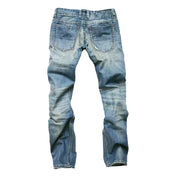 P. Legend | Gescheurde denim jeans voor heren in de kleur Blauw voor heren in Heritage stijl geschikt voor alle seizoenen.
