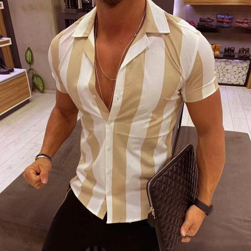 Party overhemd in de kleur Zwart voor heren in stijl ideaal voor de zomer.