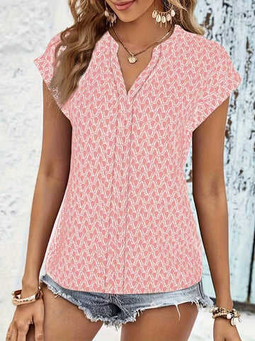 Patricia- Stralende Damesblouse in de kleur Roze voor dames in stijl ideaal voor de lente.