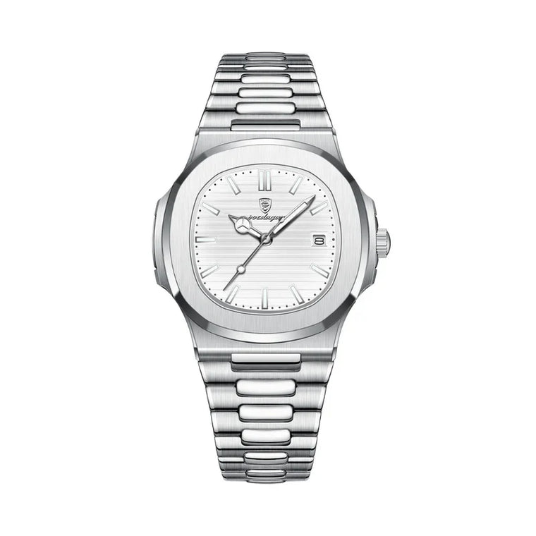 Philippe | Waterdichte klassieke horloge voor mannen in de kleur Wit voor heren in Outdoor stijl geschikt voor alle seizoenen.