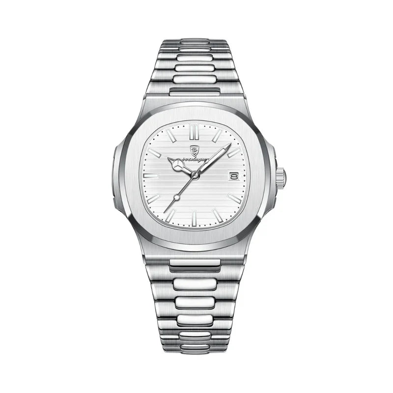 Philippe | Waterdichte klassieke horloge voor mannen in de kleur Wit voor heren in Outdoor stijl geschikt voor alle seizoenen.