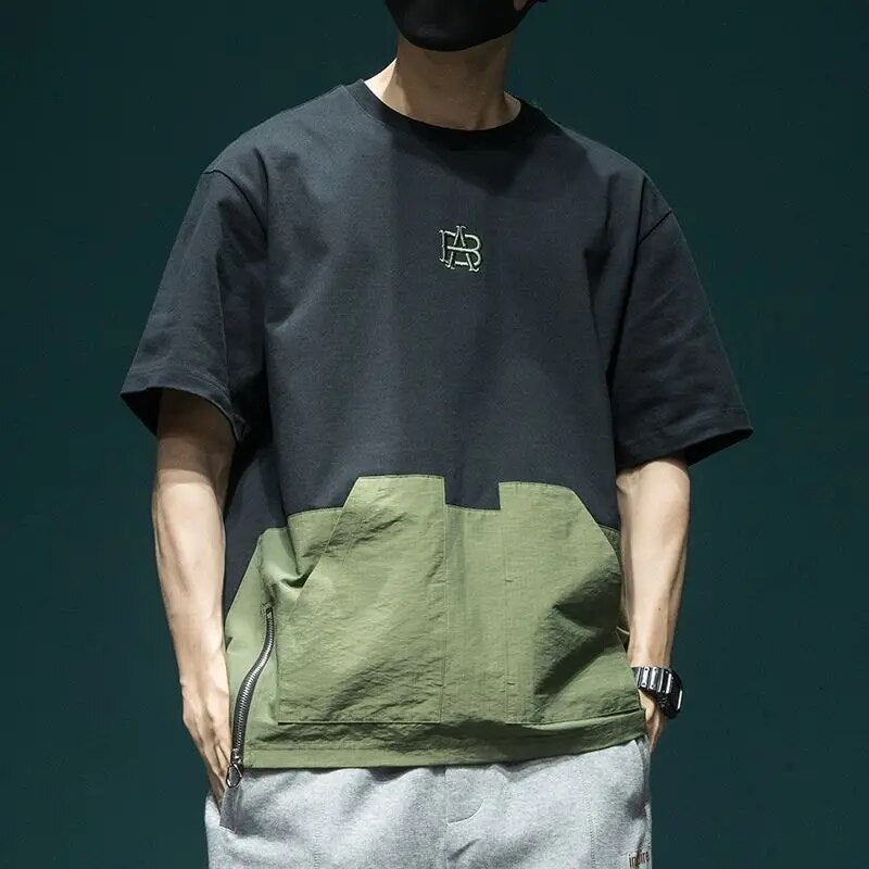 Pieter | Vrijetijdsshirt met zakken voor heren in de kleur Groen voor heren in stijl ideaal voor de zomer.
