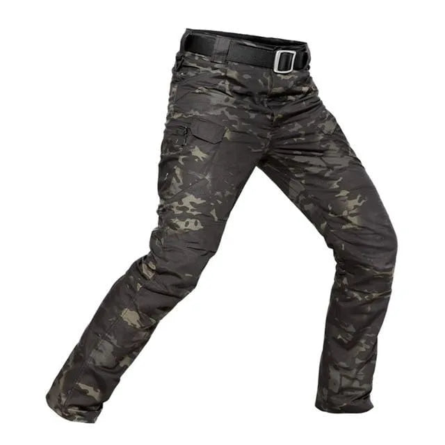 Cargo broeken met camouflagepatroon