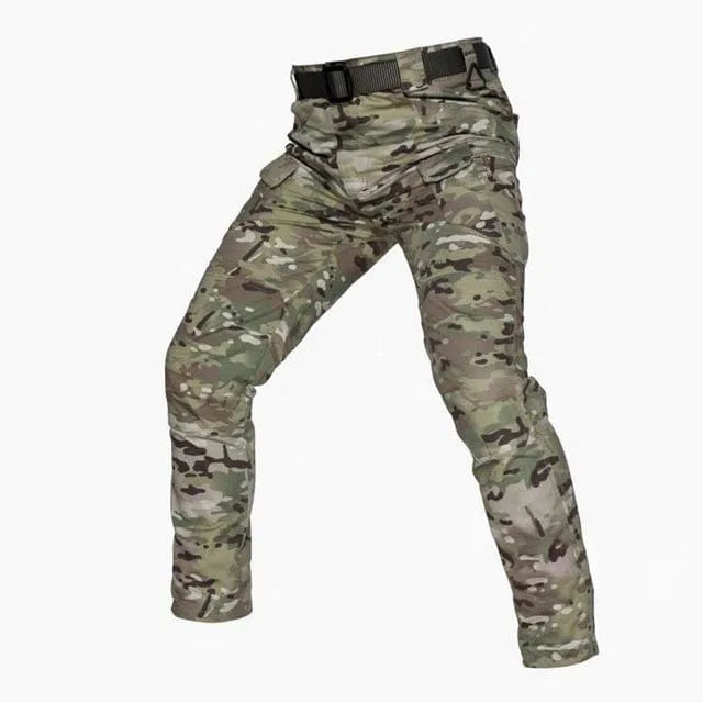 Cargo broeken met camouflagepatroon