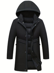 RealMans Coat in de kleur Zwart voor heren in stijl ideaal voor de winter