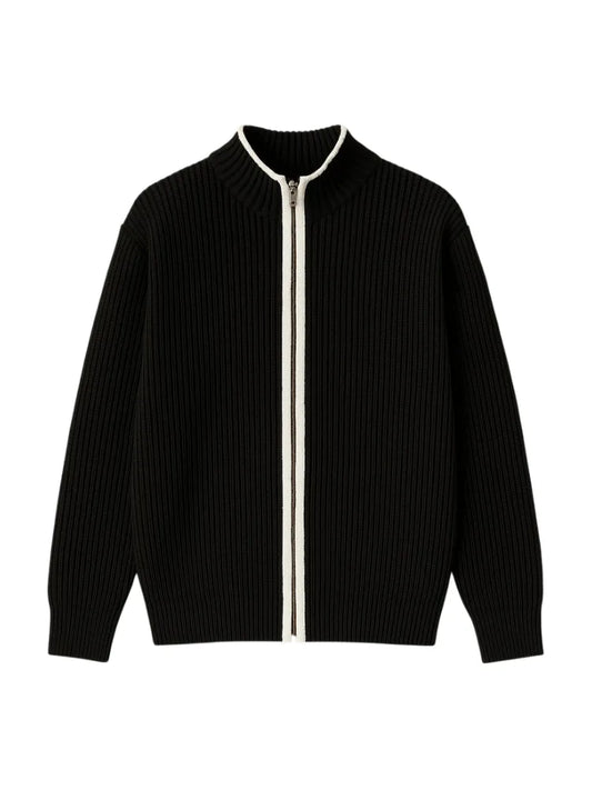 Cardigan met chunky knit