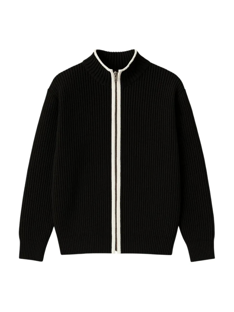 Cardigan met chunky knit