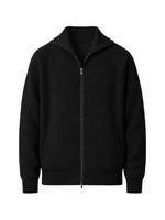 Cardigan met ribbed texture