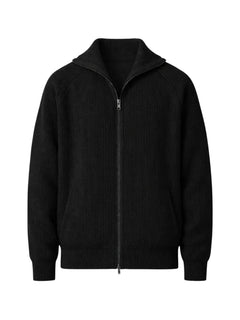 Cardigan met ribbed texture