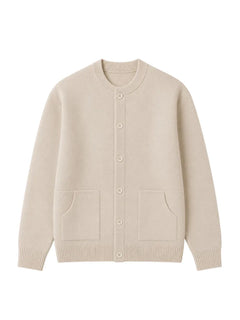 Cardigan met knopen en lange mouwen