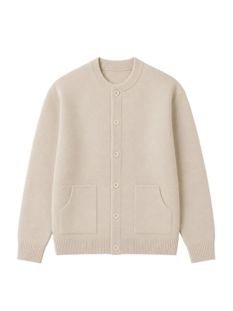 Cardigan met knopen en lange mouwen