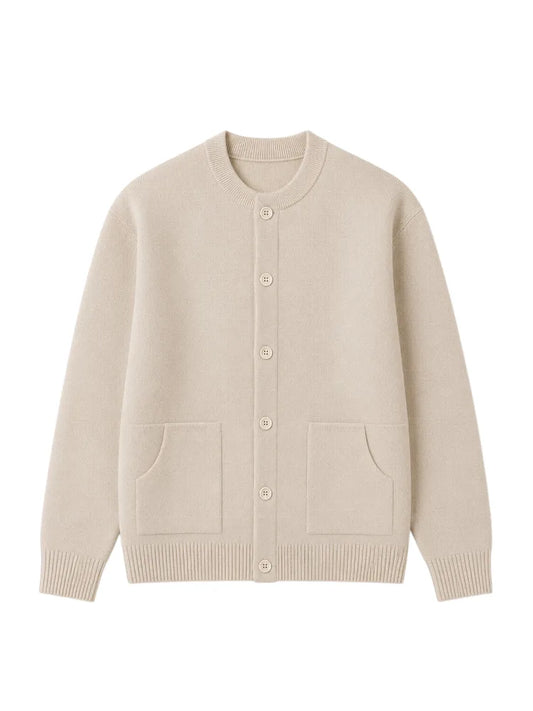 Cardigan met knopen en lange mouwen