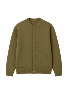 Cardigan met knopen en lange mouwen