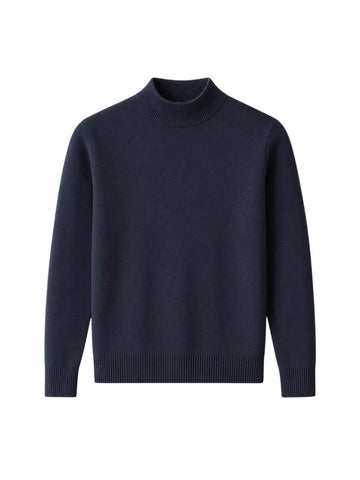 Slim fit trui met mock neck