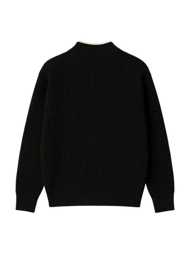 Cardigan met chunky knit