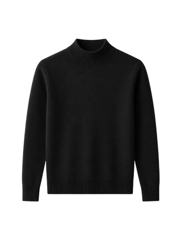 Slim fit trui met mock neck