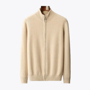 Rob | 100% cashmere vest in de kleur Beige voor heren in Heritage stijl geschikt voor alle seizoenen.