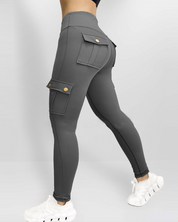 Roosmarijn | Dames cargobroek in de kleur Grijs voor dames in Outdoor stijl ideaal voor de zomer.