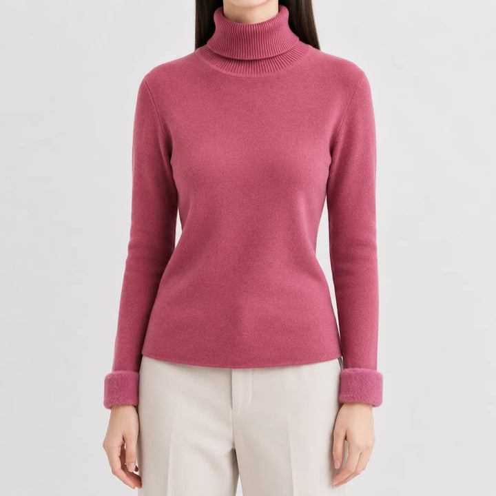 Sweater met turtle neckline
