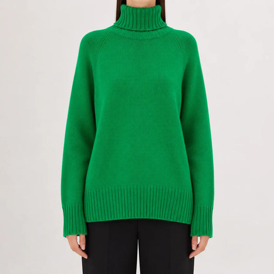 Oversized turtleneck jumper