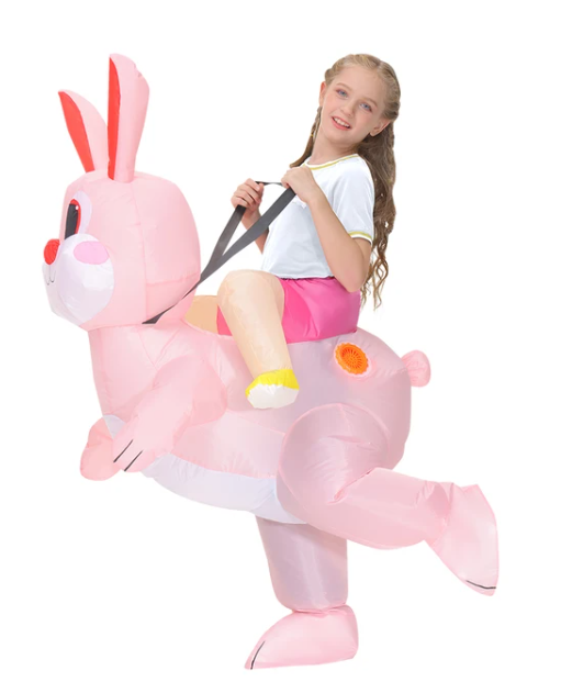 Roze Konijn Kostuum voor kinderen in de kleur Roze voor dames in stijl geschikt voor alle seizoenen.