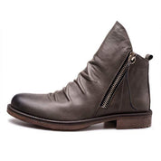 Ruben | Vintage herenlaarzen in de kleur Bruin voor heren in Heritage stijl ideaal voor de herfst.