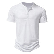 Safwan | Zomer V-hals T-shirts in de kleur Wit voor heren in stijl ideaal voor de zomer.