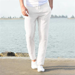 Sander | Heren casual broek in de kleur Wit voor heren in stijl ideaal voor de winter