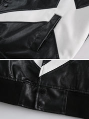 Sanne | Stijlvolle leren jas in de kleur Zwart voor dames in stijl ideaal voor de herfst.