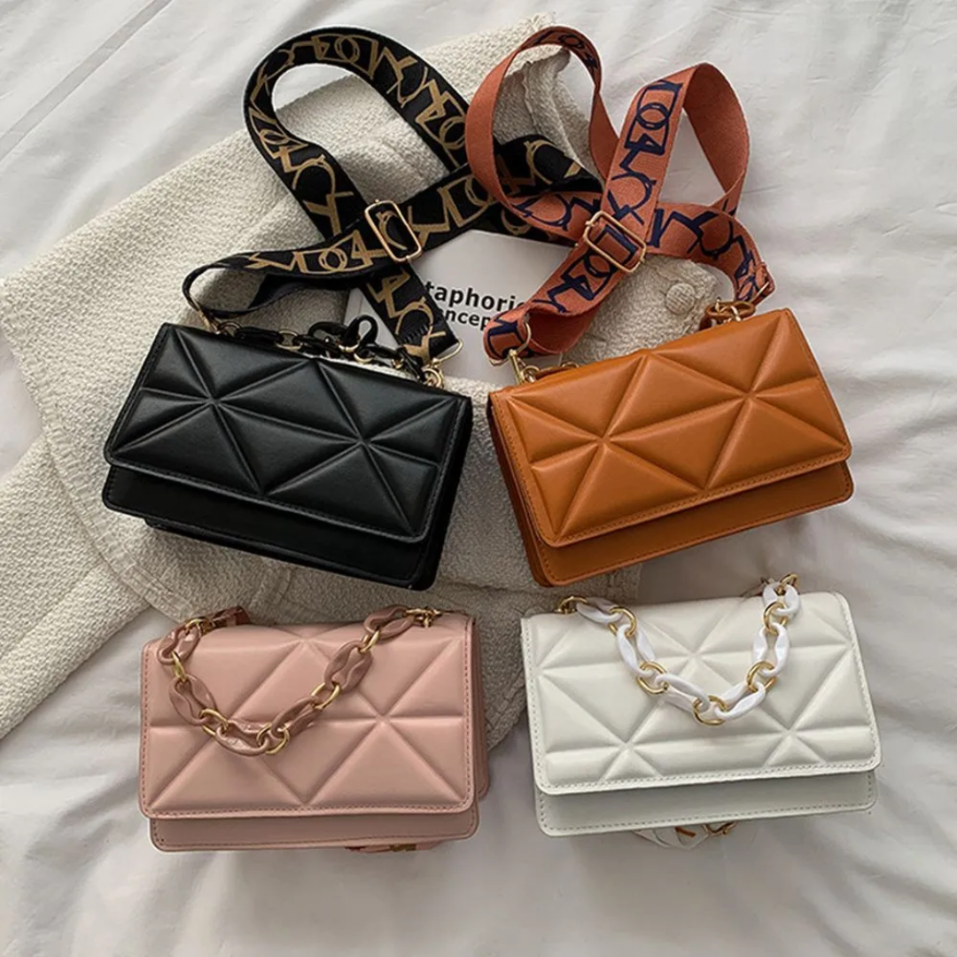 Savannah Gewatteerde Handtas | Stijlvol & trendy in de kleur Bruin voor dames in stijl geschikt voor alle seizoenen.