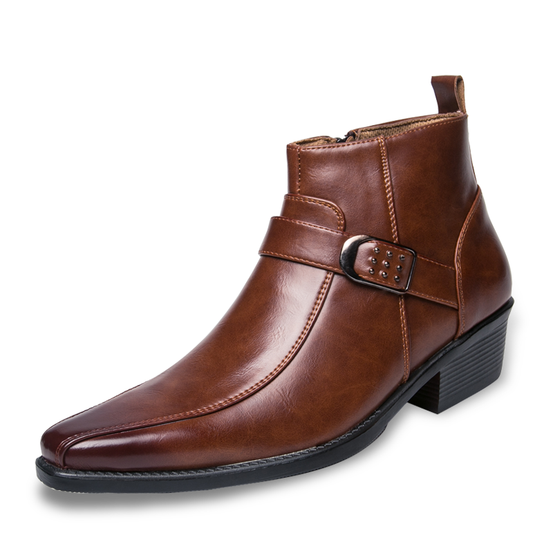 Scott | Klassieke heren laarzen van leer in de kleur Bruin voor heren in Heritage stijl ideaal voor de herfst.
