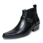 Scott | Klassieke heren laarzen van leer in de kleur Zwart voor heren in Heritage stijl ideaal voor de herfst.