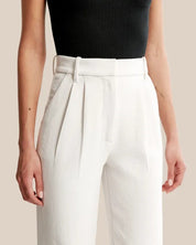 Saskia - Hoge Taille Wijde Pijp Broek