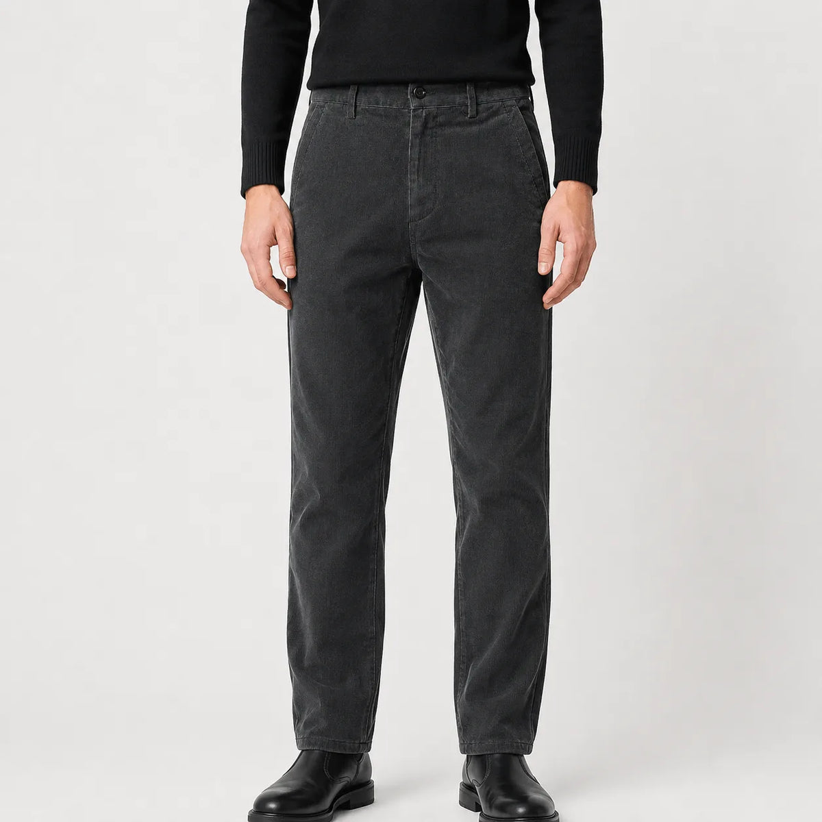 Pantalons straight leg corduroy