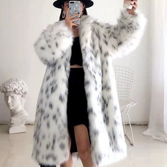 Sofie | Luxe nepbontjas in de kleur Wit voor dames in stijl ideaal voor de herfst.