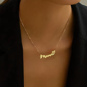 Sophie | Stijlvolle Mama Hart Hanger Halsketting