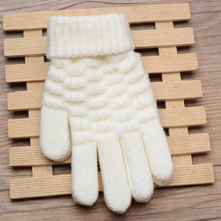Sophie | Stijlvolle en functionele gebreide handschoenen in de kleur Zwart voor dames in stijl ideaal voor de winter
