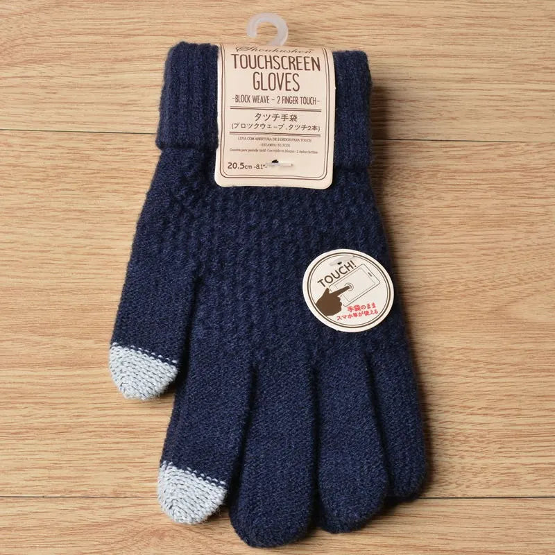 Sophie | Stijlvolle en functionele gebreide handschoenen in de kleur Zwart voor dames in stijl ideaal voor de winter