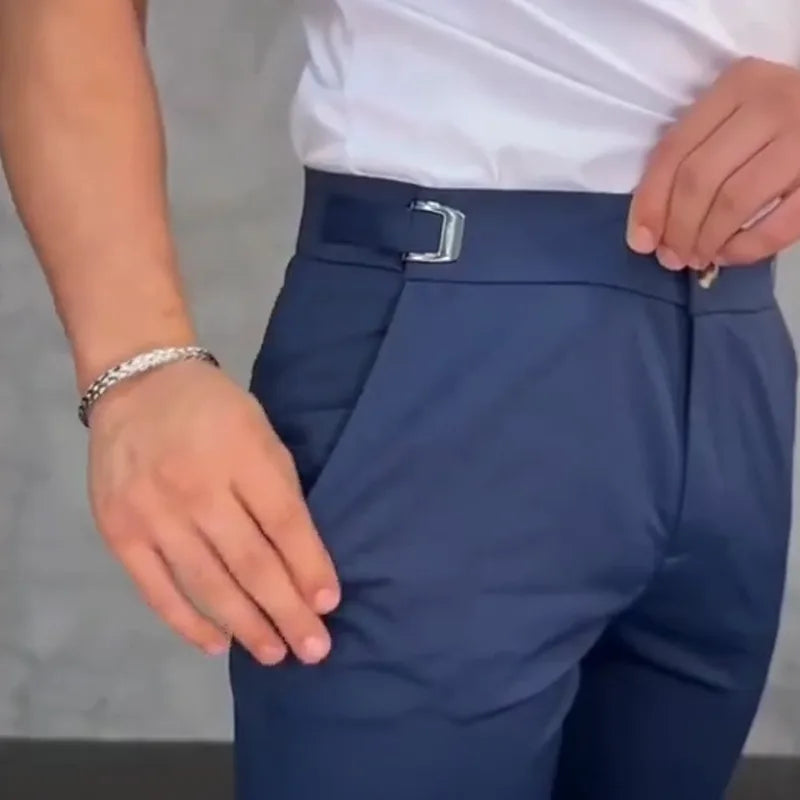 Slim fit chino's met stretch