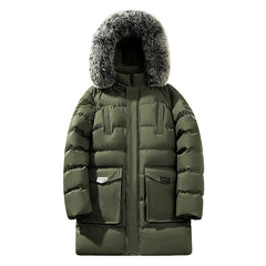 Parka met faux fur capuchon