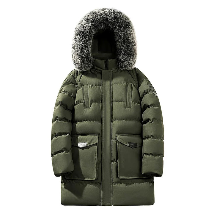 Parka met faux fur capuchon