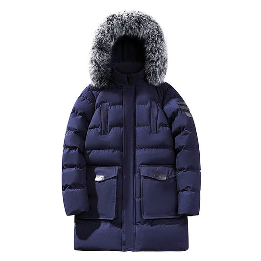 Parka met faux fur capuchon