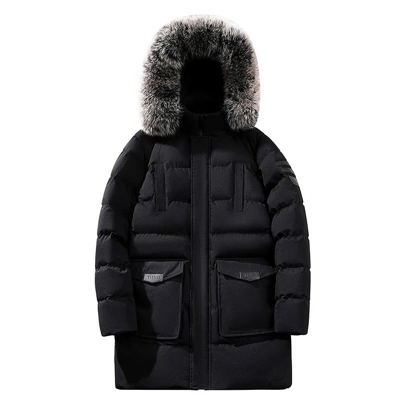 Parka met faux fur capuchon